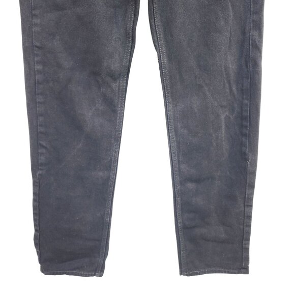 Levis 505 Mens Straight Leg Jeans W34 L34 Black Denim - Picture 4 of 11